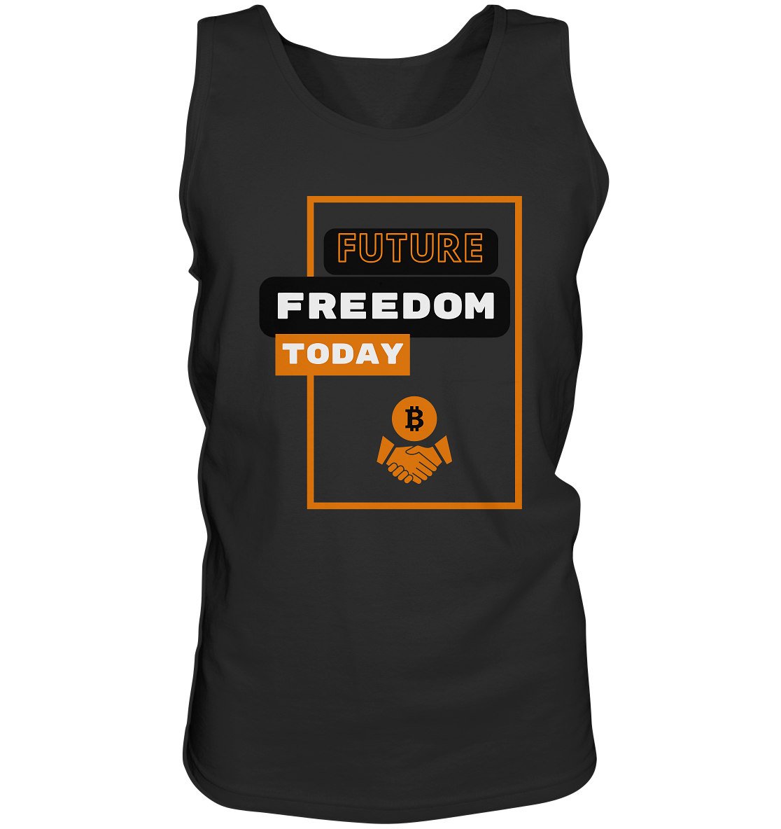 FUTURE FREEDOM TODAY (BTC handshake) - Tank-Top