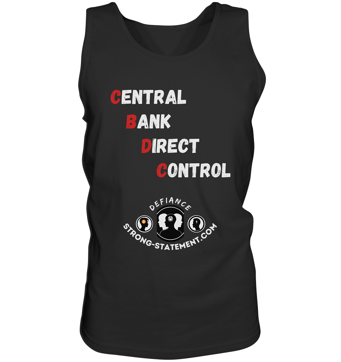 CENTRAL BANK DIRECT CONTROL - Defiance - Strong-Statement.com - Tank-Top