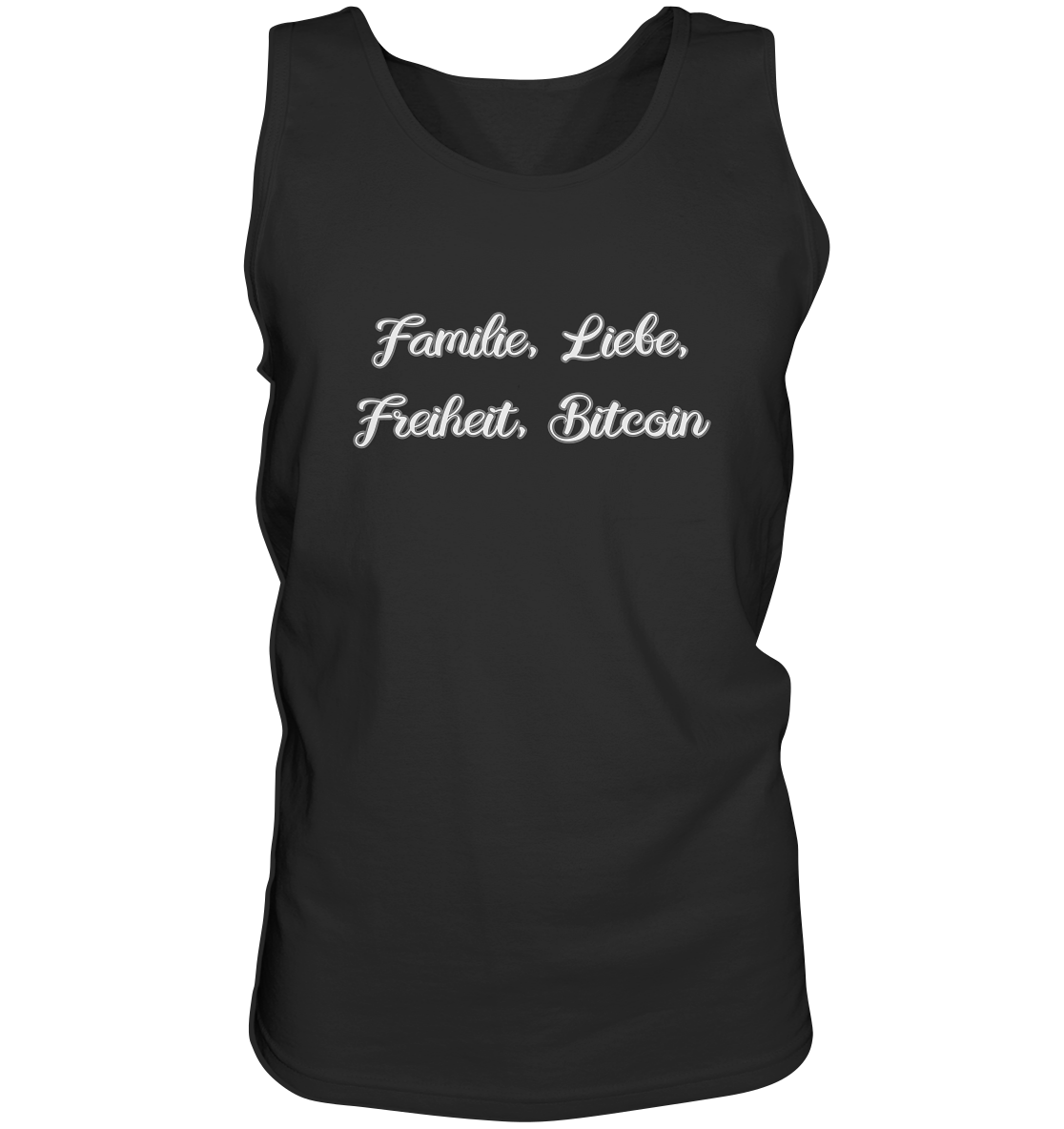 Familie, Liebe, Freiheit, Bitcoin - Tank-Top