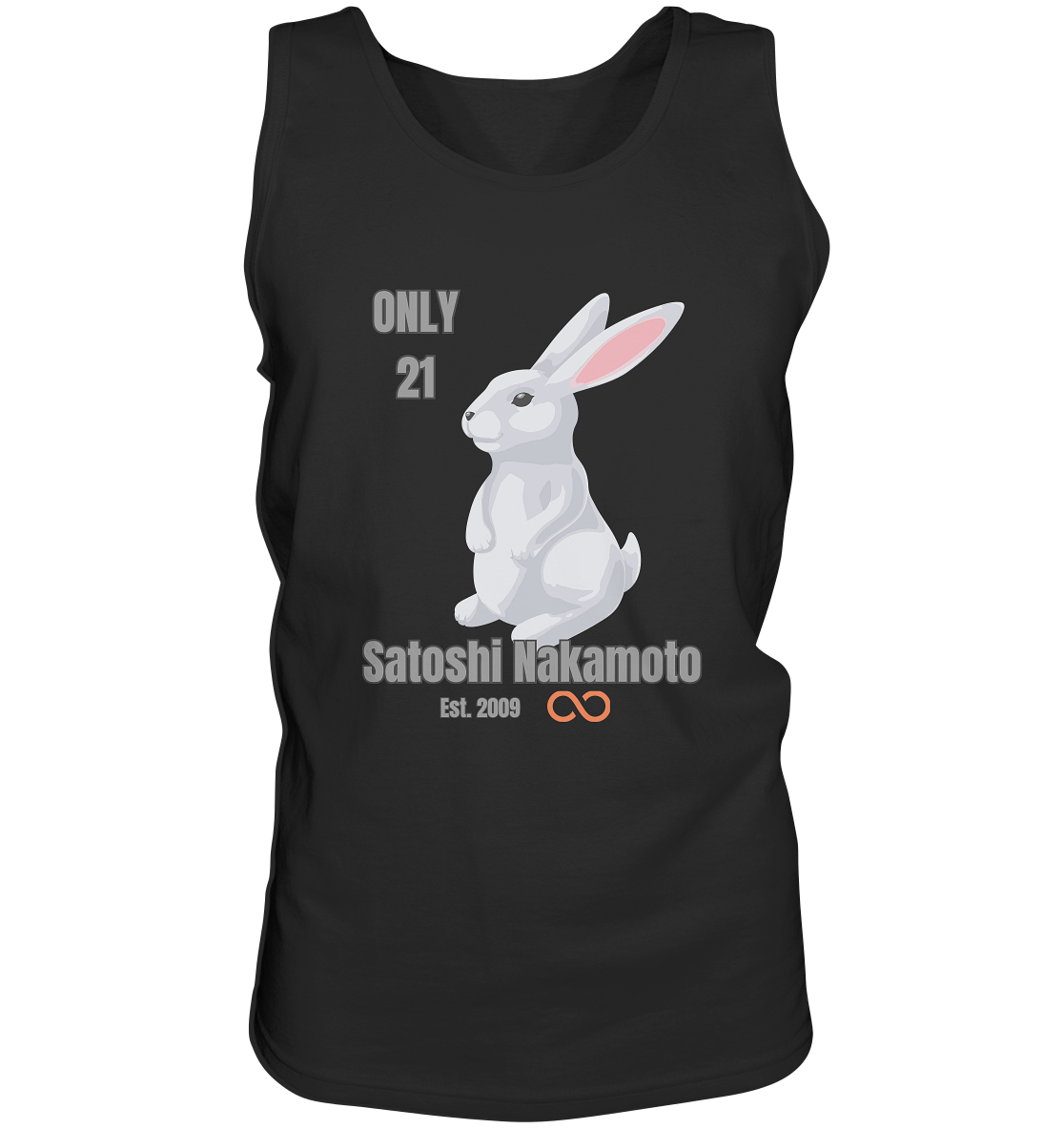 SATOSHI NAKAMOTO Est. 2009 (unendlich) - ONLY 21  - Tank-Top