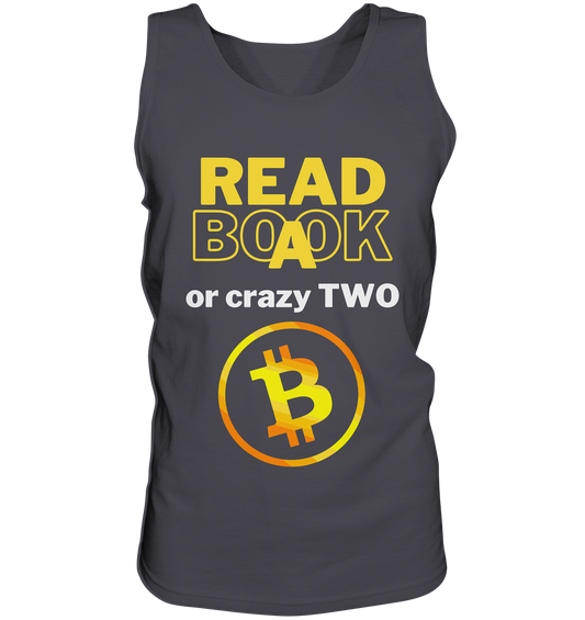 READ A BOOK or CRAZY TWO - Variante "Book" im Hintergrund - Tank-Top