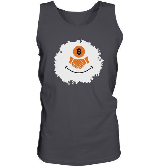 Bitcoin handshake Smiley - Tank-Top