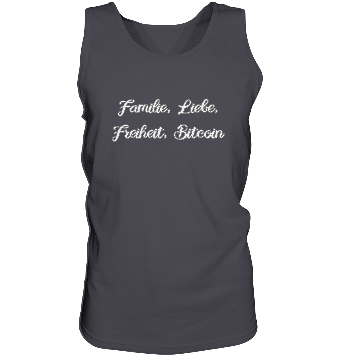 Familie, Liebe, Freiheit, Bitcoin - Tank-Top