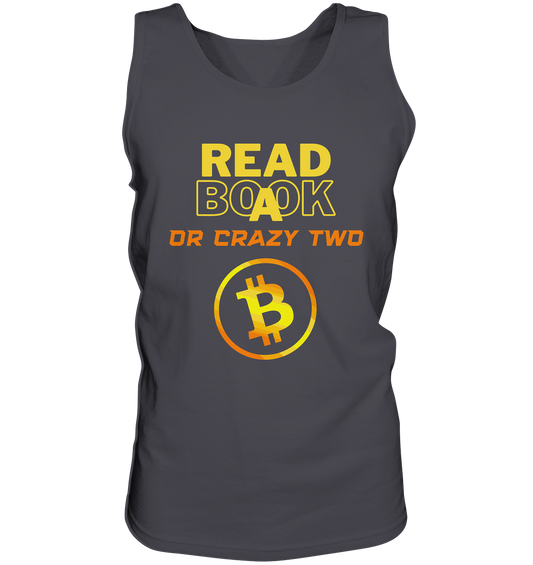 READ A BOOK or CRAZY TWO - (Schrift "crazy" in orange) - Tank-Top