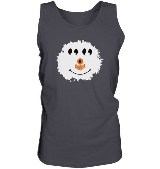 BITCOIN Augen Gespräch handshake SMILEY - Tank-Top