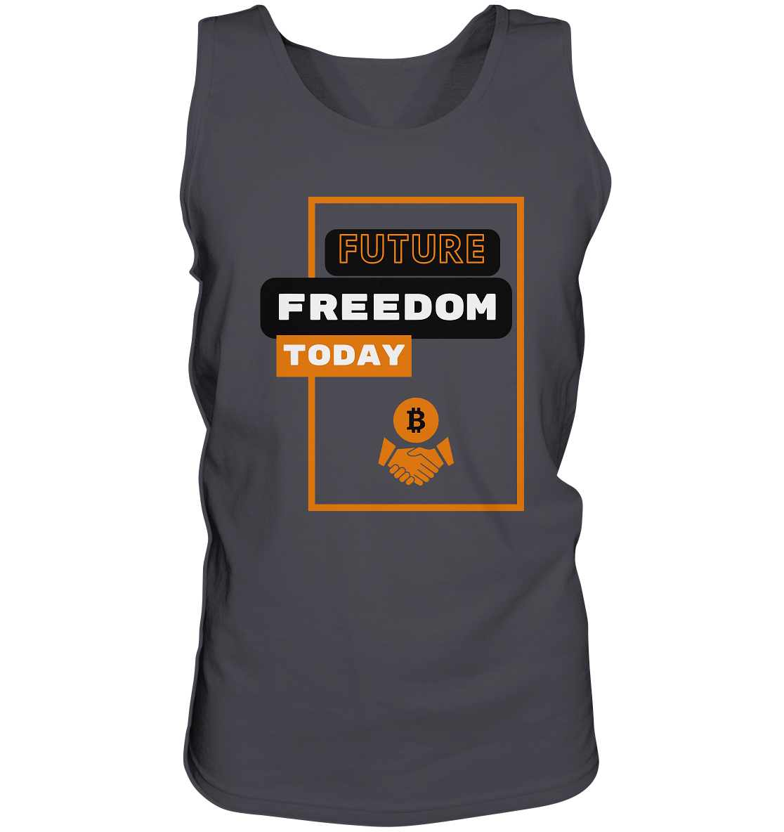 FUTURE FREEDOM TODAY (BTC handshake) - Tank-Top