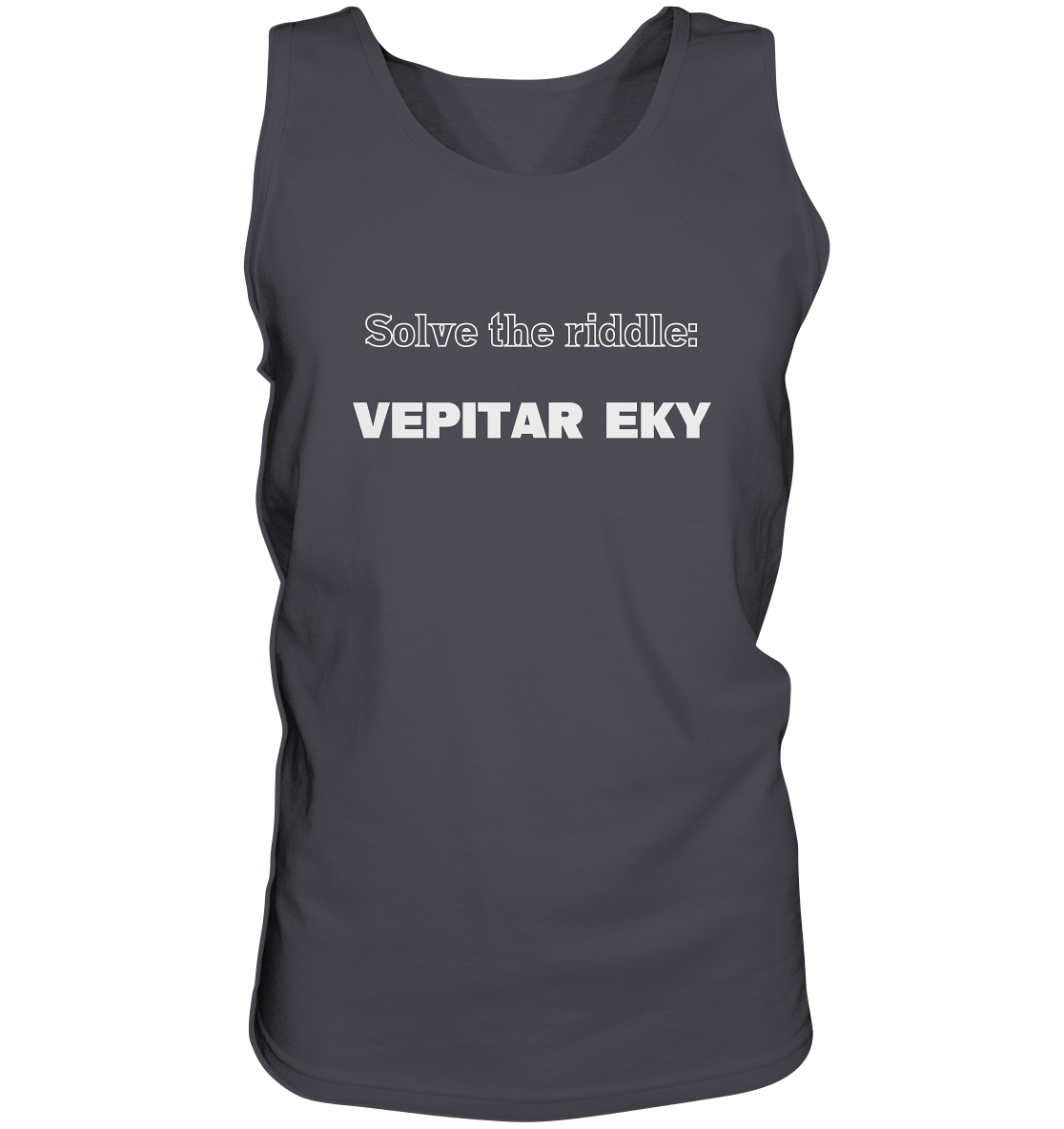 SOLVE THE RIDDLE - VEPITAR EKY - Tank-Top