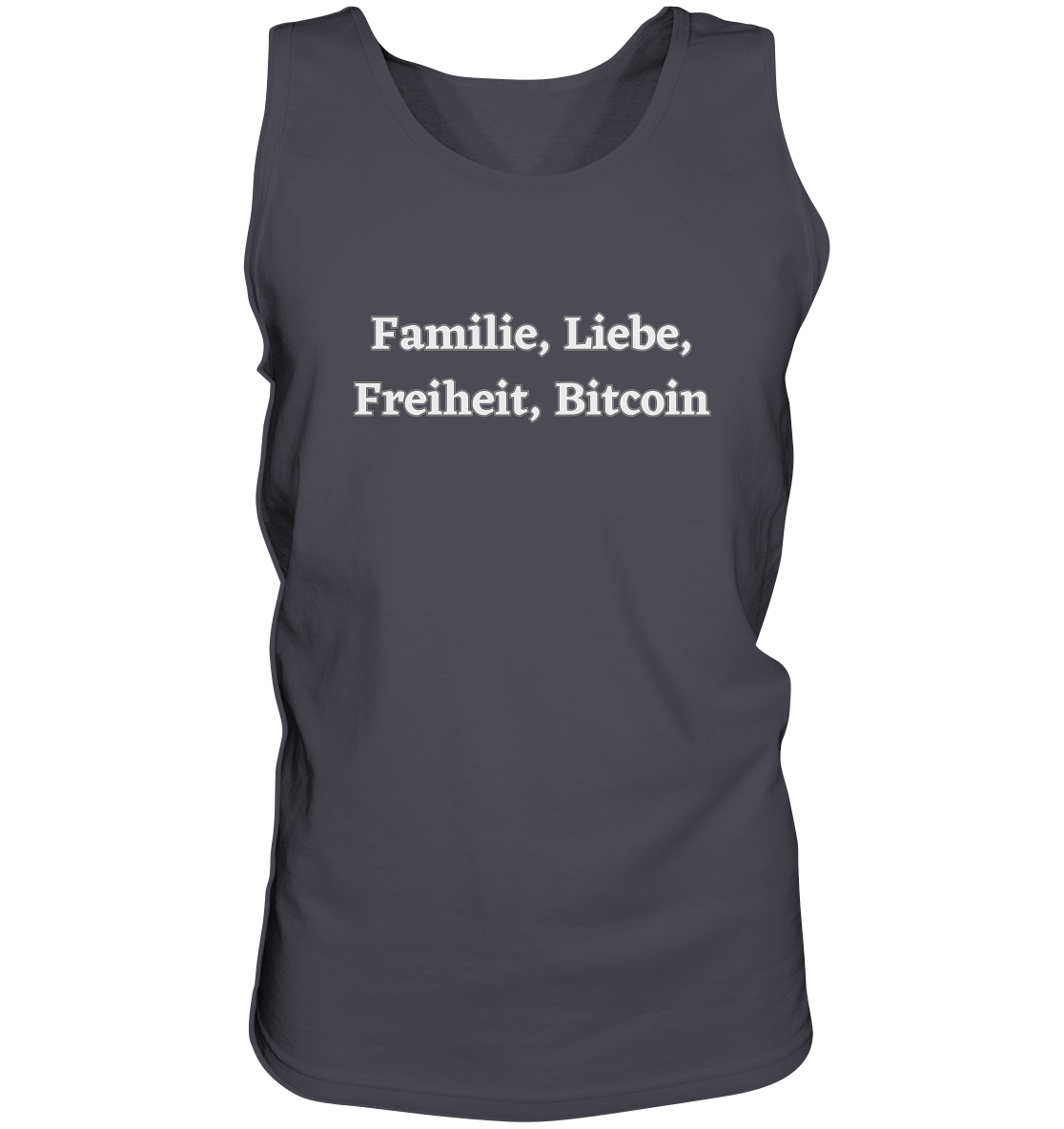 Familie, Liebe, Freiheit, Bitcoin - Tank-Top