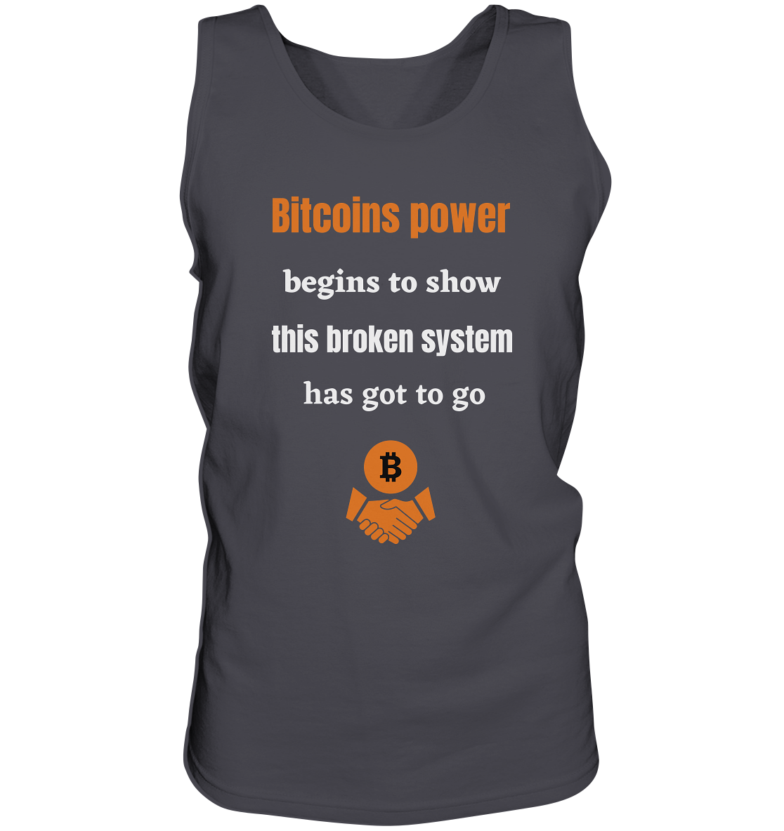 Bitcoins power begins to show this broken system has got to go - Tank-Top