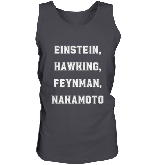 EINSTEIN, HAWKING, FEYNMAN, NAKAMOTO - Tank-Top