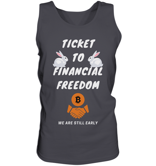 TICKET TO FINANCIAL FREEDOM - sitting rabbits - Tank-Top