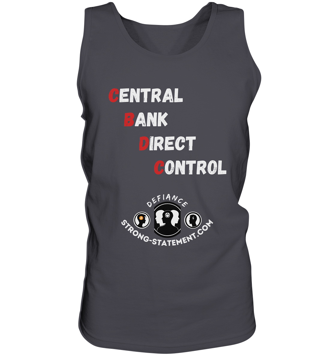 CENTRAL BANK DIRECT CONTROL - Defiance - Strong-Statement.com - Tank-Top