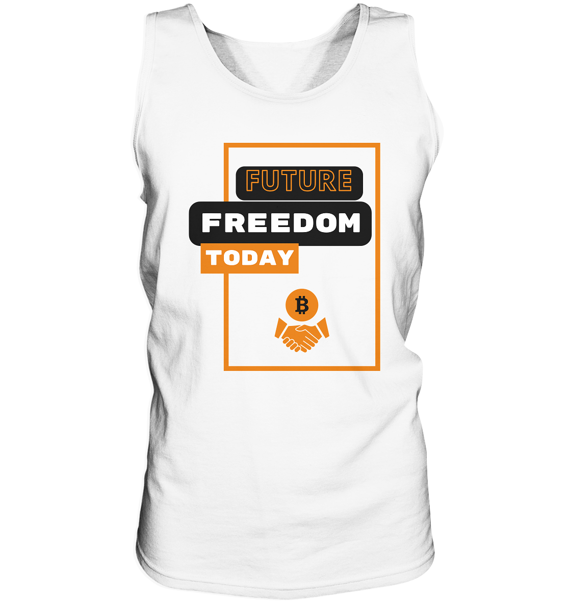 FUTURE FREEDOM TODAY (BTC handshake) - Tank-Top