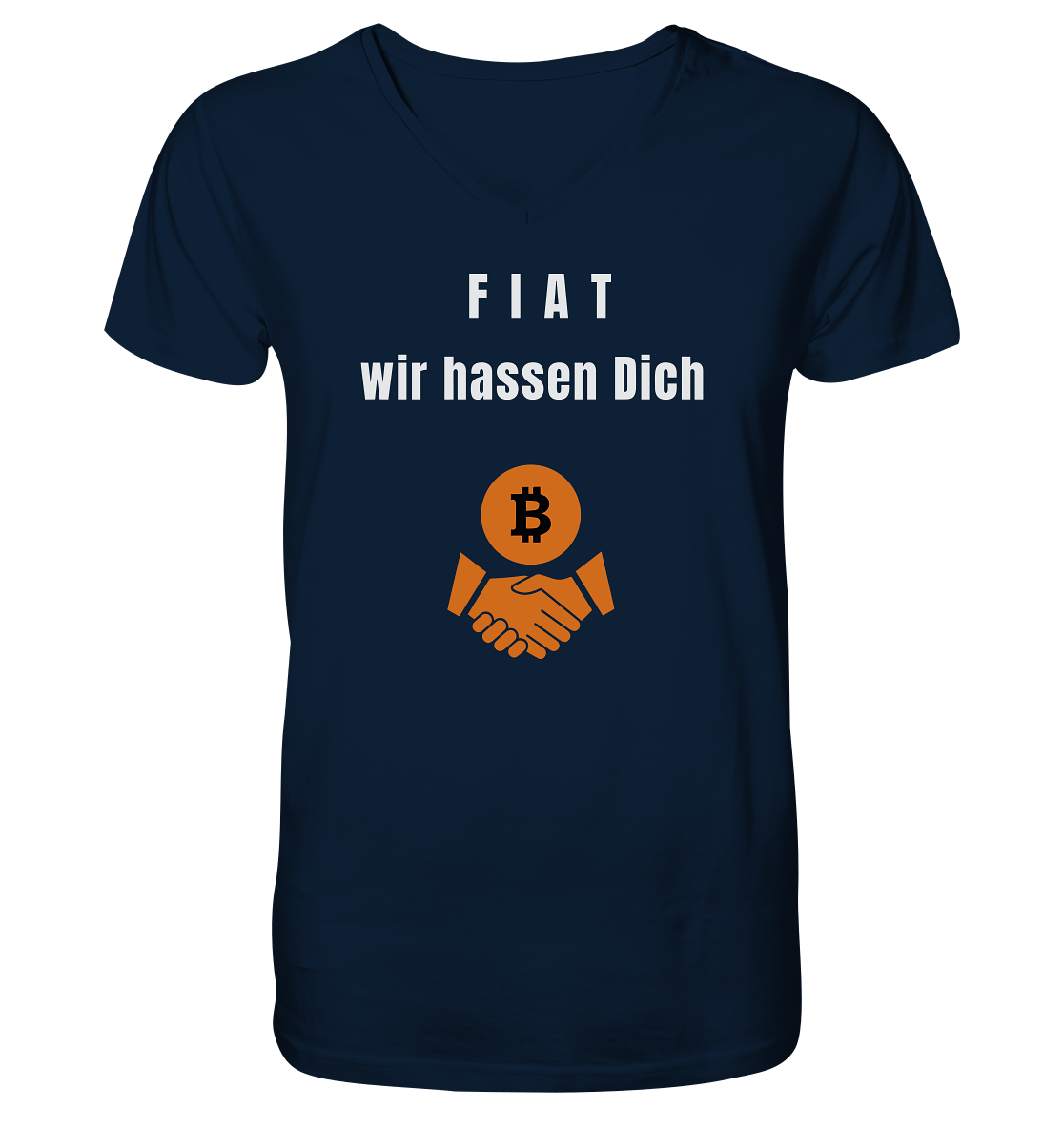 F I A T  wir  hassen  Dich - V-Neck Shirt