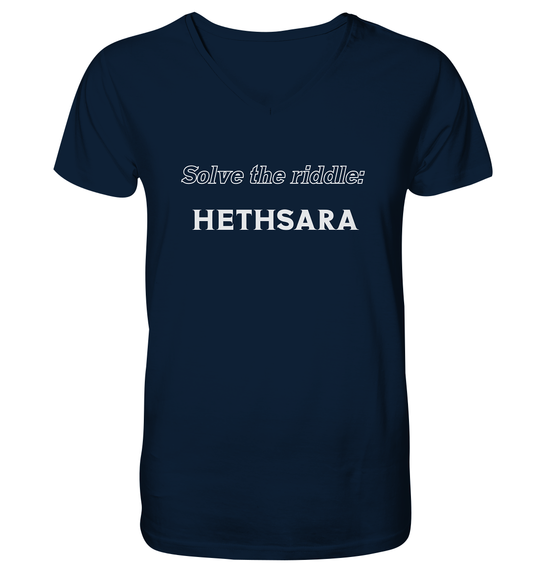 SOLVE THE RIDDLE - HETHSARA - V-Neck Shirt