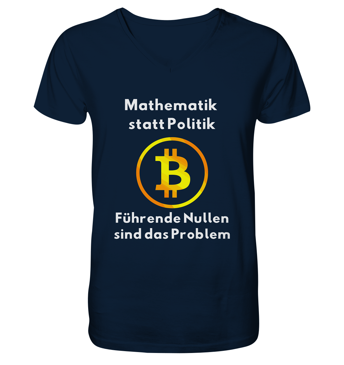 Mathematik statt Politik - führende Nullen sind (überall) das Problem ;-)  V-Neck Shirt