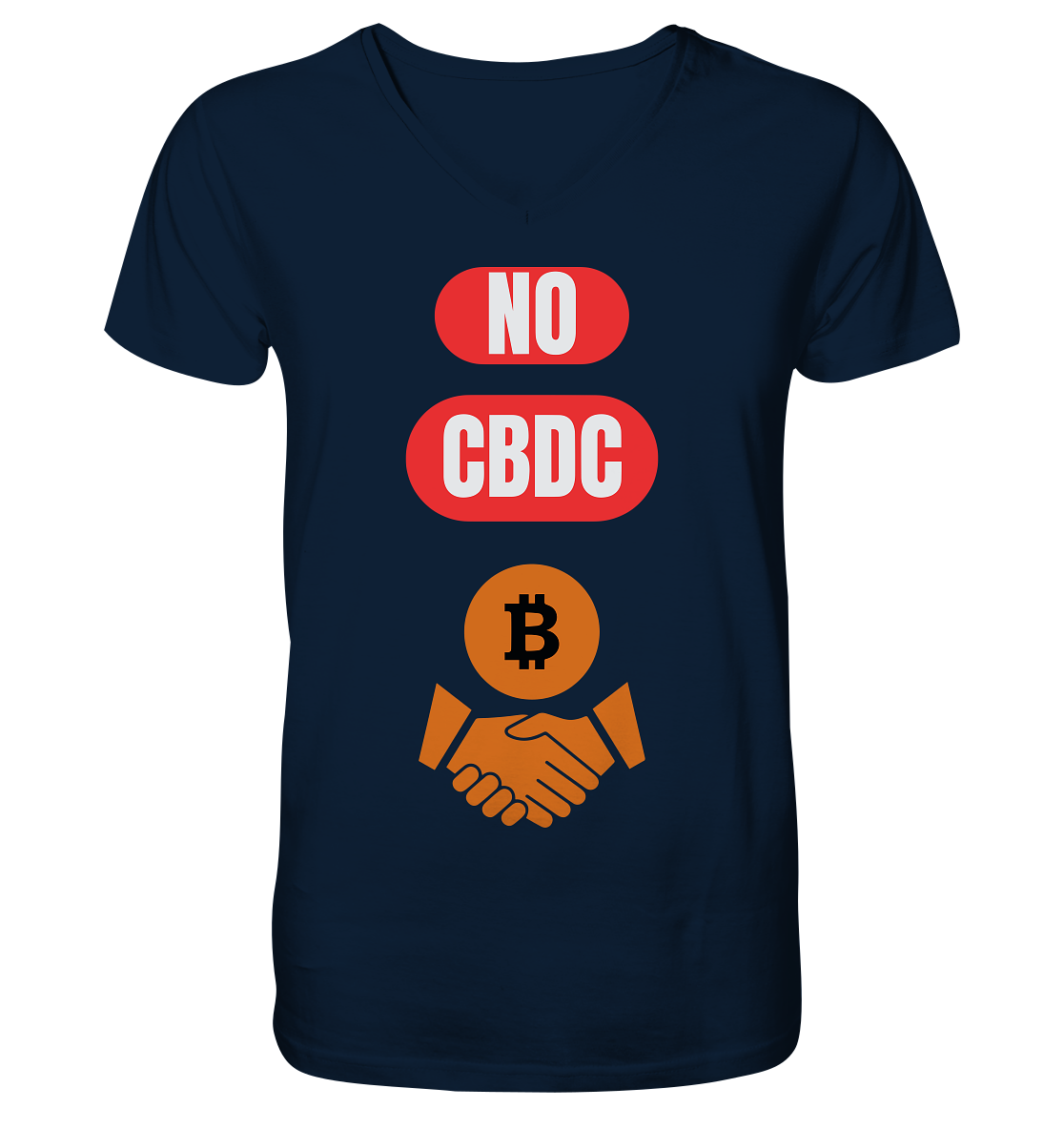 NO CBDC - V-Neck Shirt