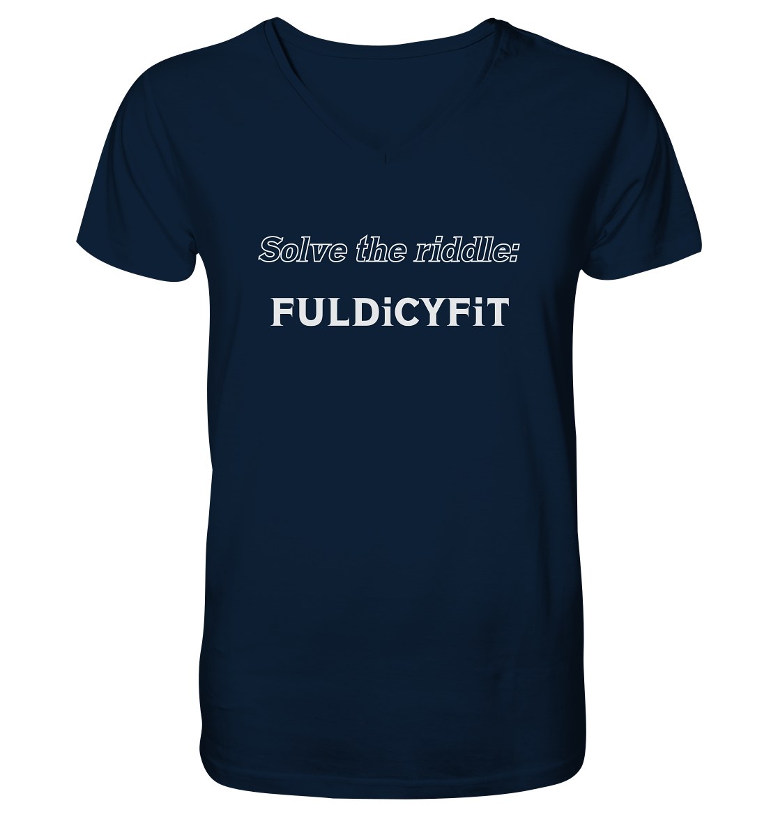 SOLVE THE RIDDLE - FULDiCYFiT - V-Neck Shirt