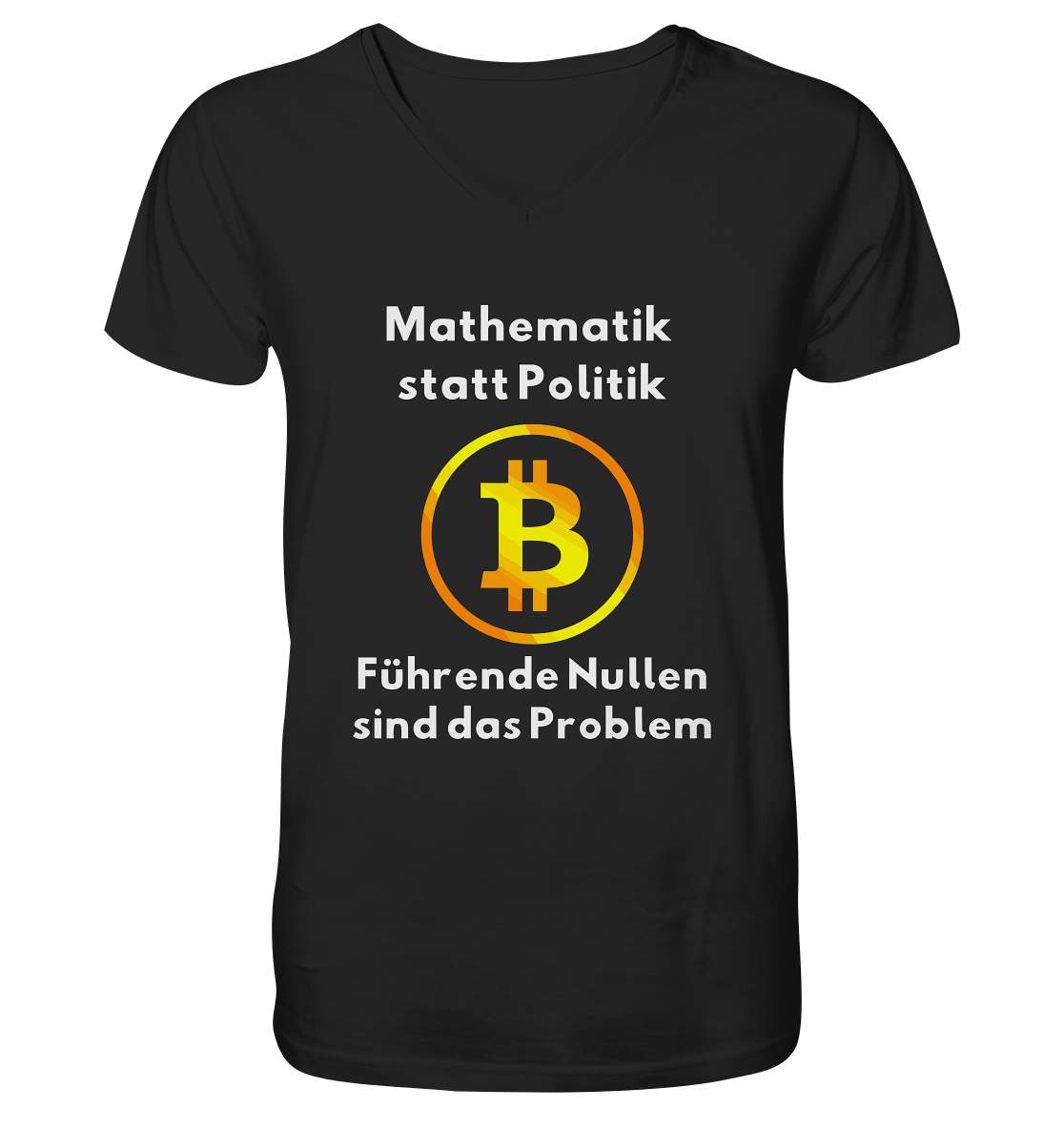 Mathematik statt Politik - führende Nullen sind (überall) das Problem ;-)  V-Neck Shirt