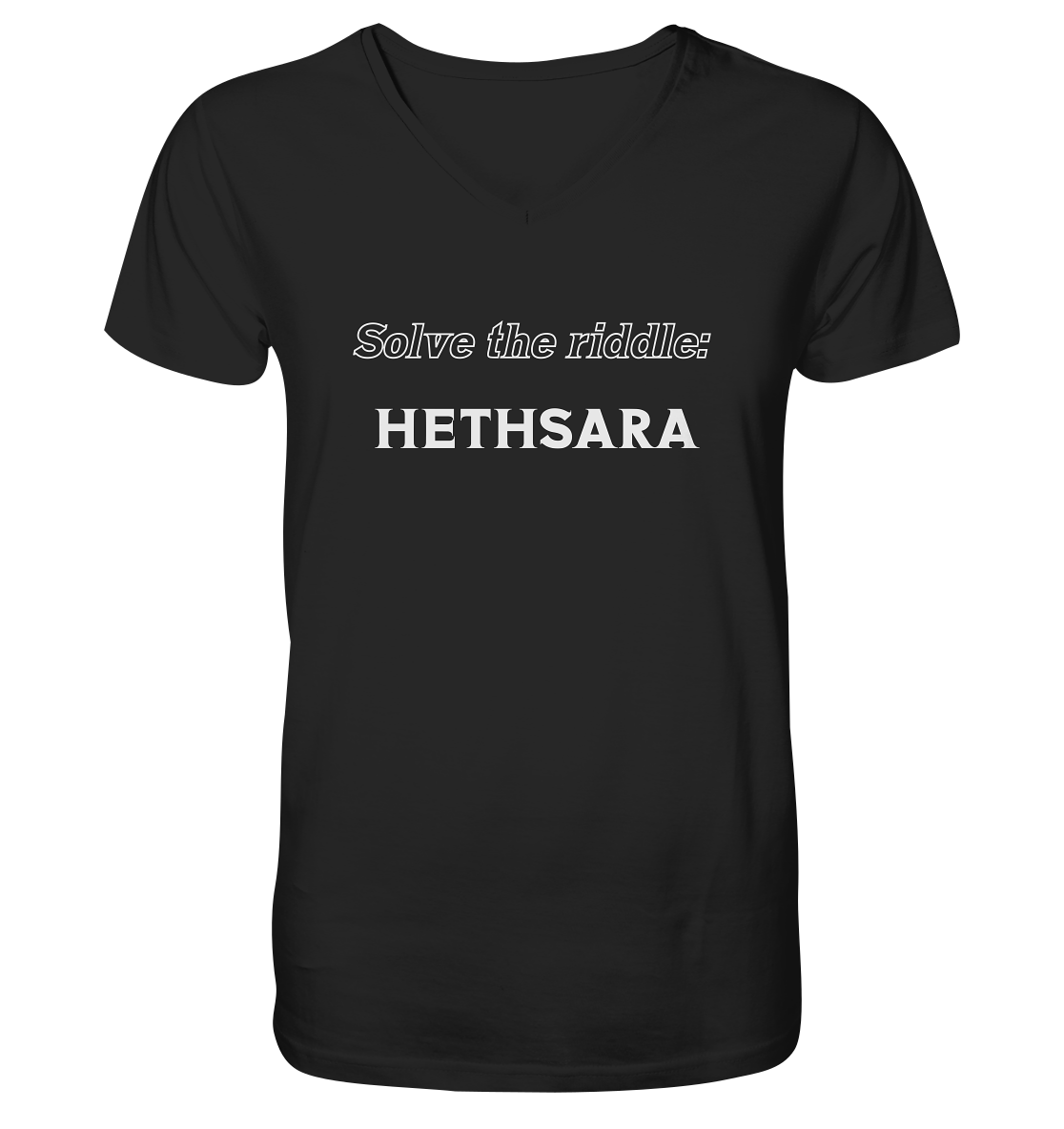 SOLVE THE RIDDLE - HETHSARA - V-Neck Shirt