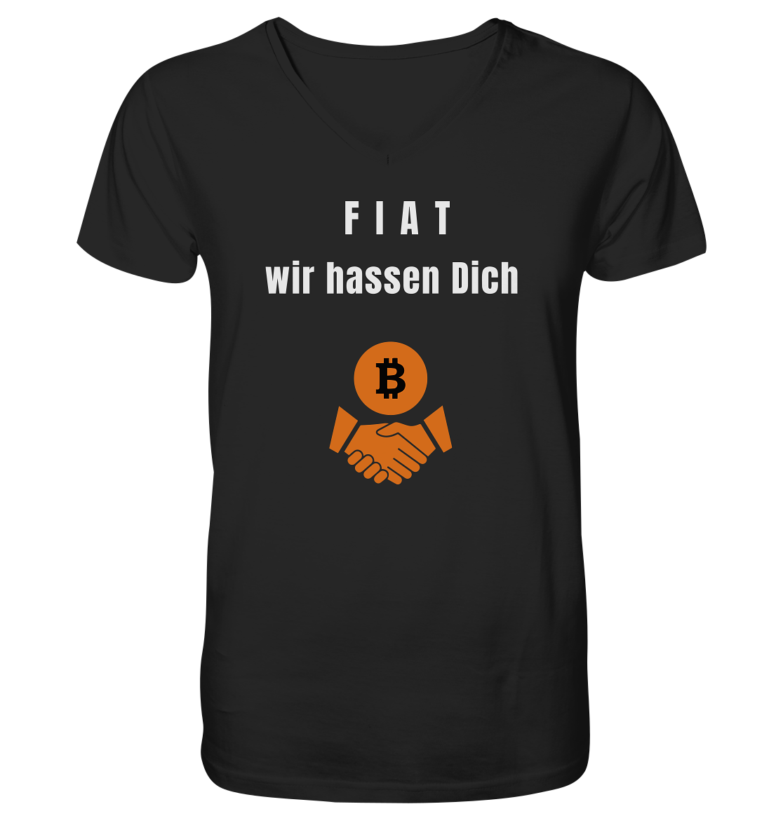 F I A T  wir  hassen  Dich - V-Neck Shirt