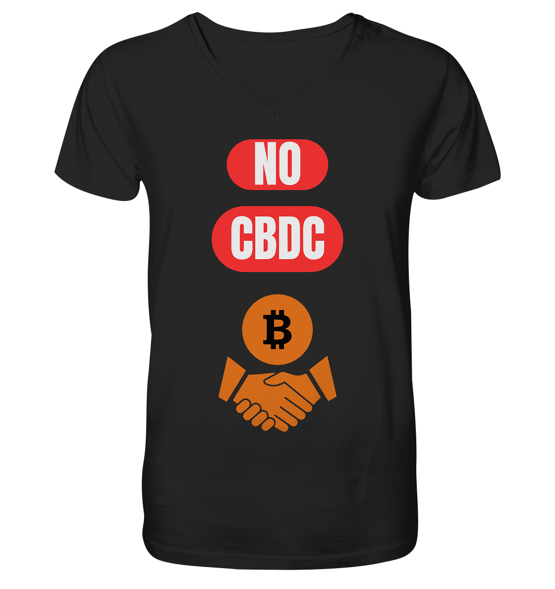 NO CBDC - V-Neck Shirt