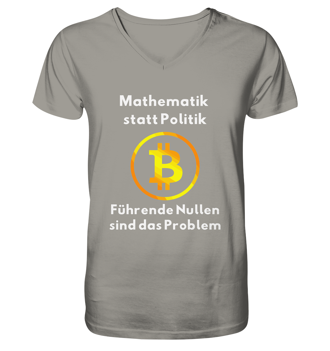 Mathematik statt Politik - führende Nullen sind (überall) das Problem ;-)  V-Neck Shirt