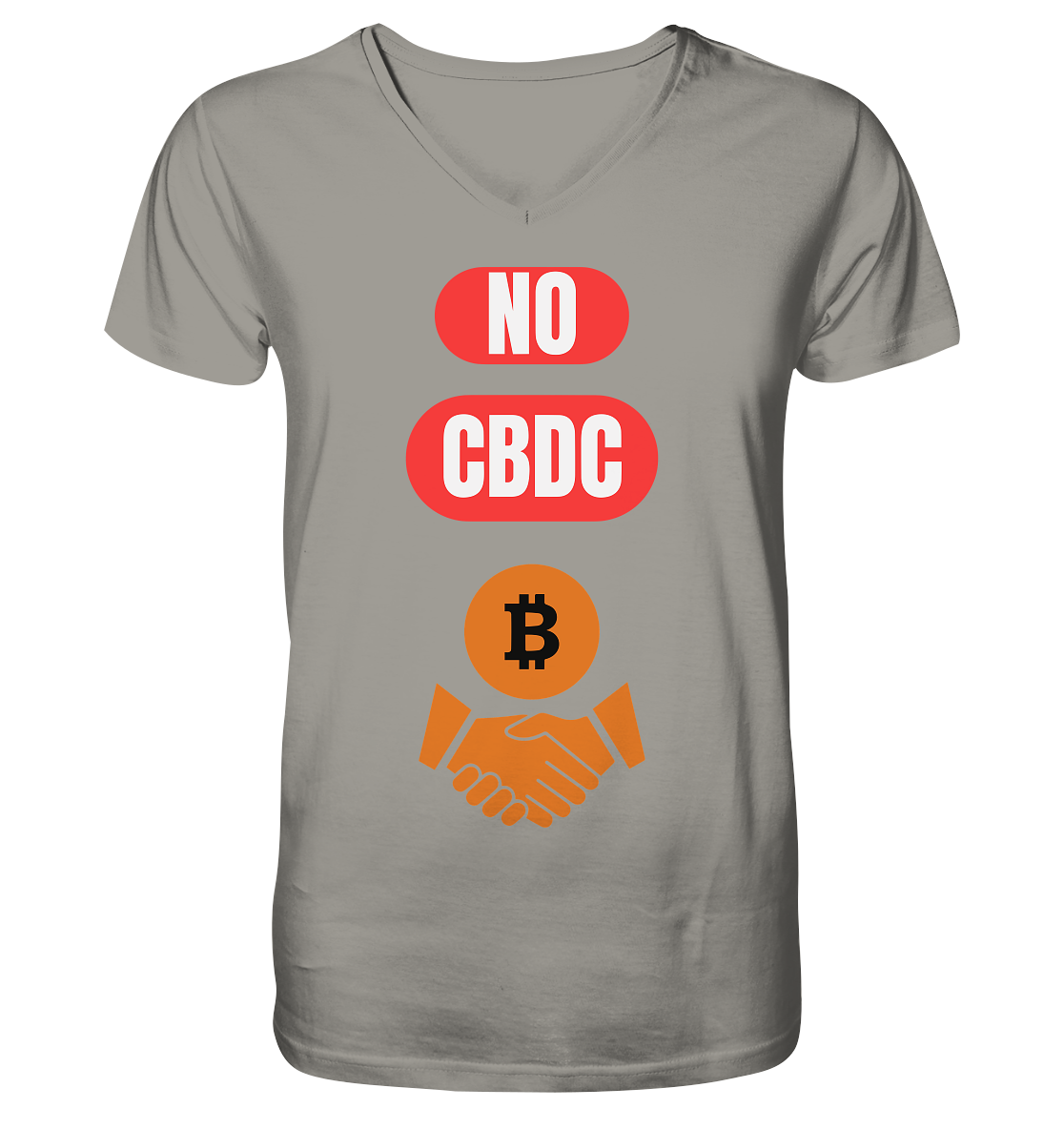 NO CBDC - V-Neck Shirt