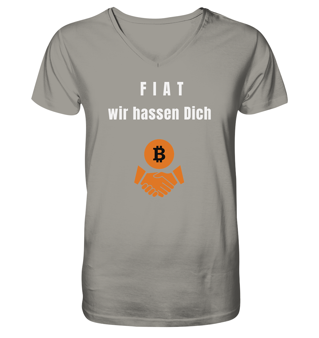 F I A T  wir  hassen  Dich - V-Neck Shirt