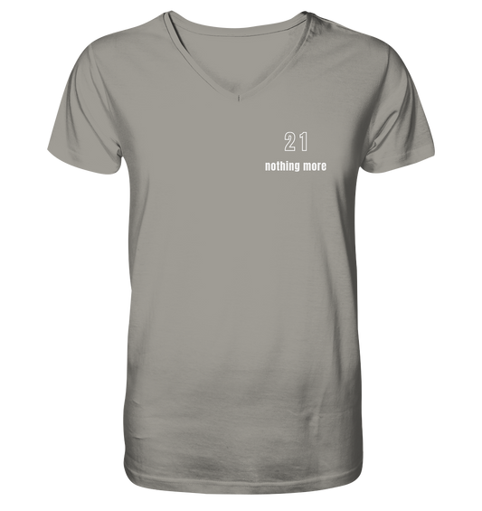 Minimalistisch - 21 nothing more - V-Neck Shirt