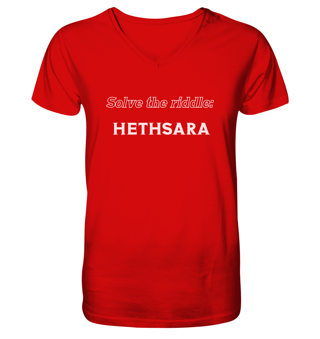 SOLVE THE RIDDLE - HETHSARA - V-Neck Shirt